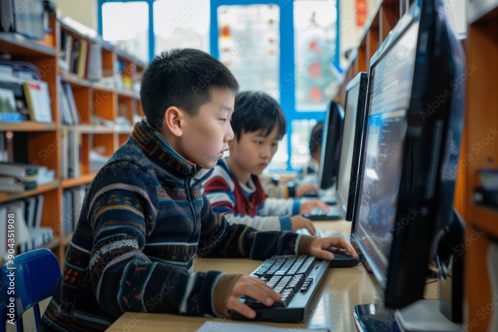 Focused Students Learning to Code in a Computer Lab with Teacher Guidance Focused Students Learning to Code in a Computer Lab with Teacher Guidance