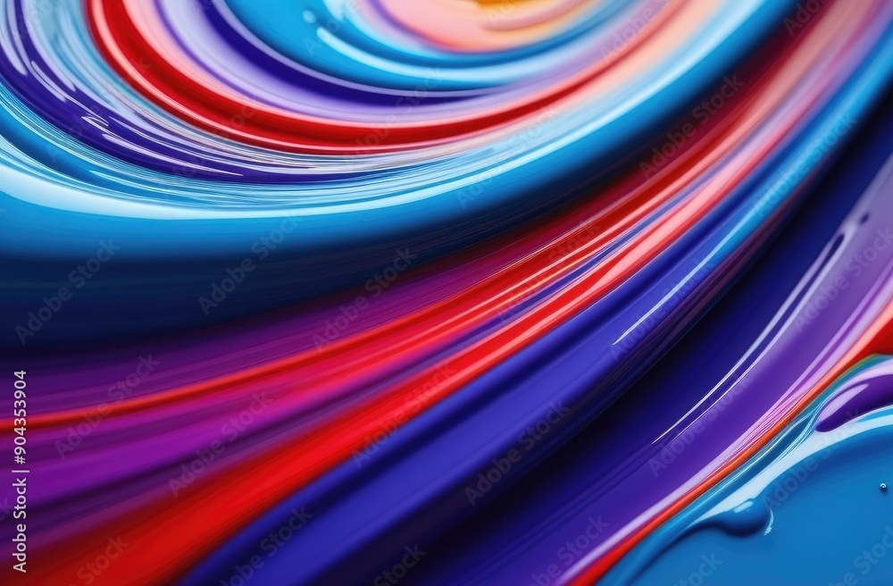 background is made of colored oil paints.