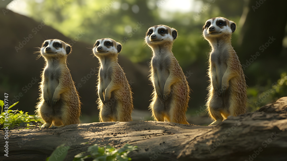 Fototapeta premium meerkat on guard