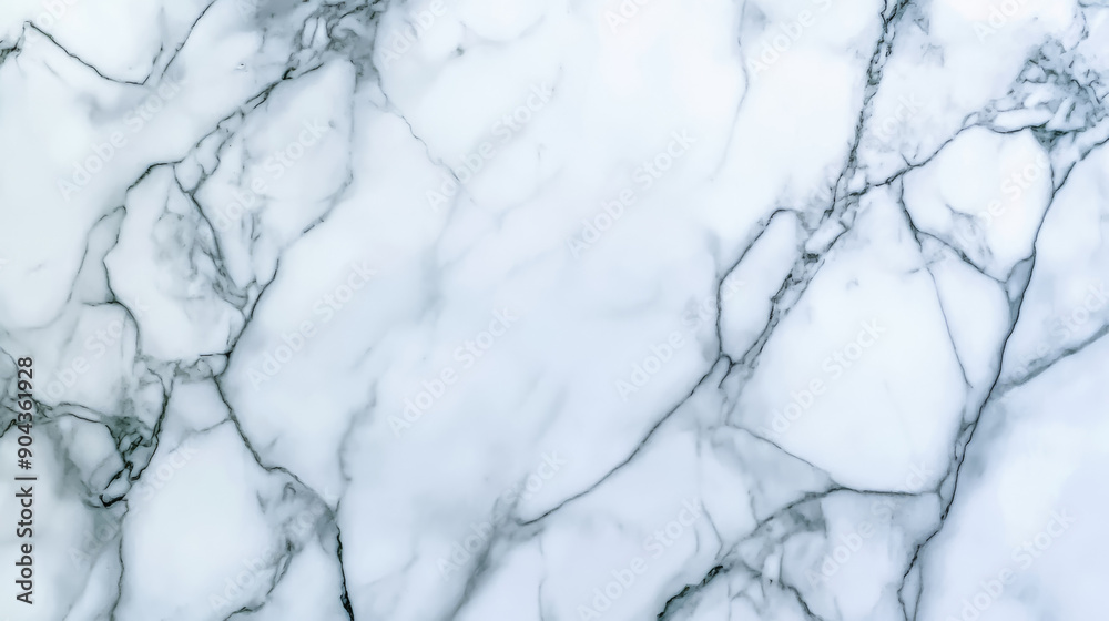 Top view of white marble with delicate grey veins, polished and smooth surface, perfect for background Top view of white marble with delicate grey veins, polished and smooth surface, perfect for background