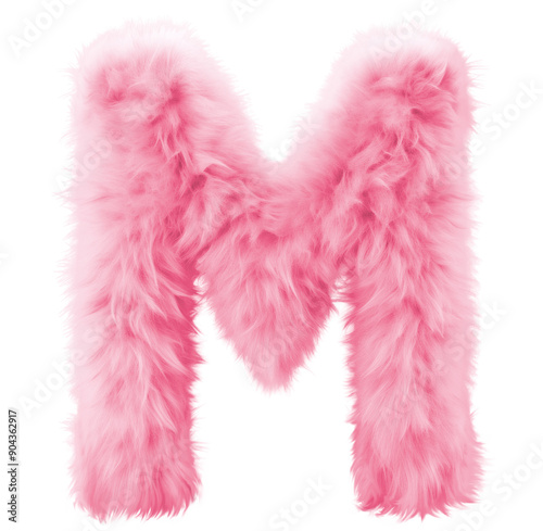 PNG Fur letter M pink accessories accessory. photo