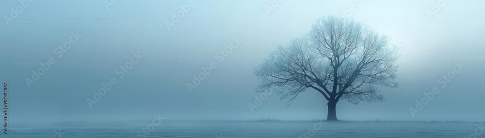 Abstract foggy landscapes with muted tones, nature background, ethereal mist Abstract foggy landscapes with muted tones, nature background, ethereal mist