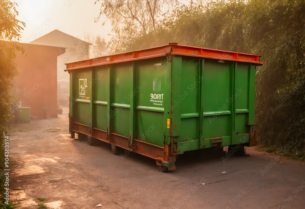Large dumpster, garbage container Large dumpster, garbage container
