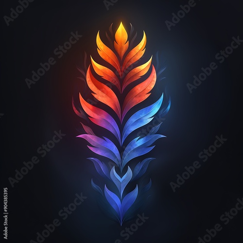 A single burning candle against a white background