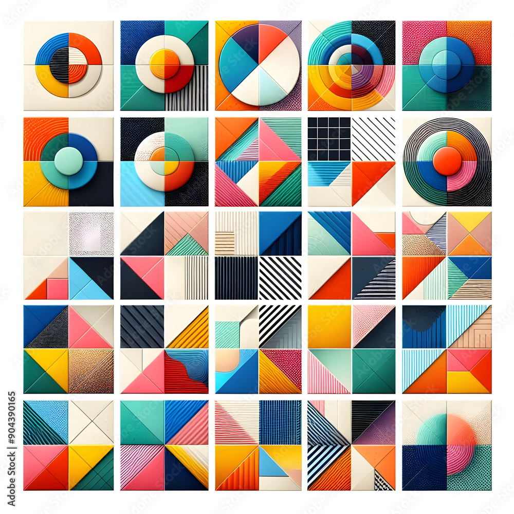 Vibrant Colorful Geometric Shapes Abstract Square Patterns Microstock Image Vibrant Colorful Geometric Shapes Abstract Square Patterns Microstock Image