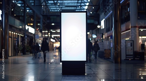 Empty_advertisement_light_box_Blank_advertising_mockup_for_Advertisement © SazzadurRahaman