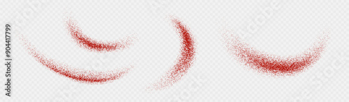 Chili powder splash, dried pepper explosion, flying spicy paprika burst, dynamic seasoning splatter. Vector illustration.