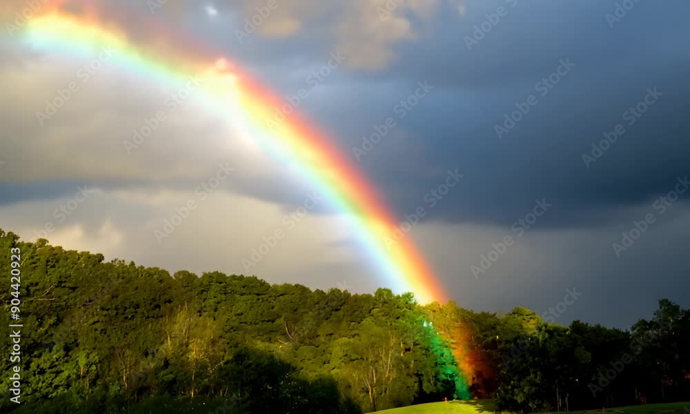 Rainbow after the storm Rainbow after the storm