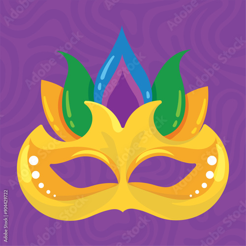 Colored carnival mask Vector