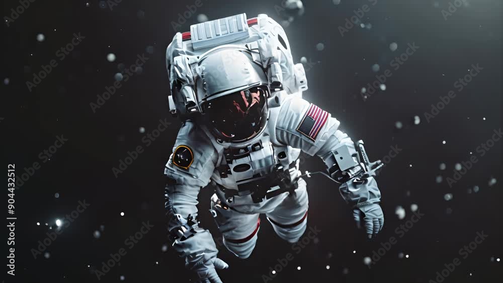 Astronaut in outer space orbiting Earth space station mission trained crew repair planet orbit exploration galaxy satellite solar system astronomy rocket futuristic spacesuit futuristic technology Astronaut in outer space orbiting Earth space station mission trained crew repair planet orbit exploration galaxy satellite solar system astronomy rocket futuristic spacesuit futuristic technology