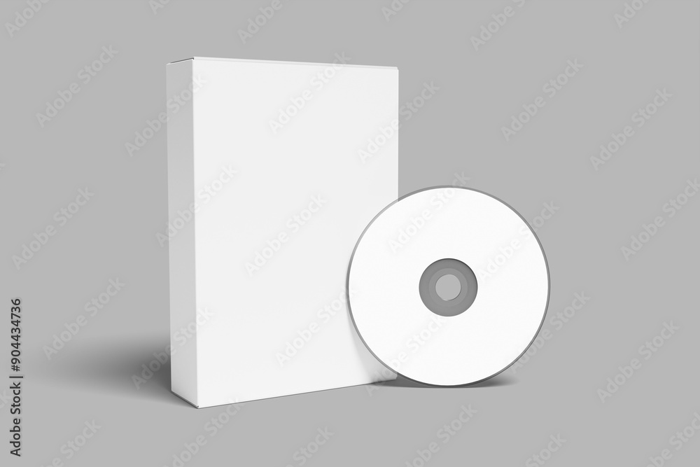 Minimalist Software Box Mockup for showcasing your design to clients Minimalist Software Box Mockup for showcasing your design to clients