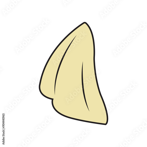 handkerchief icon vector illustration design template