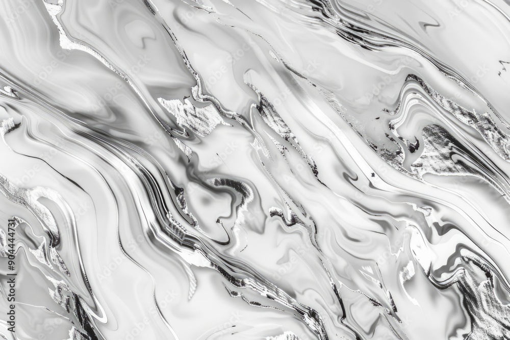 A close-up shot of a marble surface with its unique veining patterns A close-up shot of a marble surface with its unique veining patterns