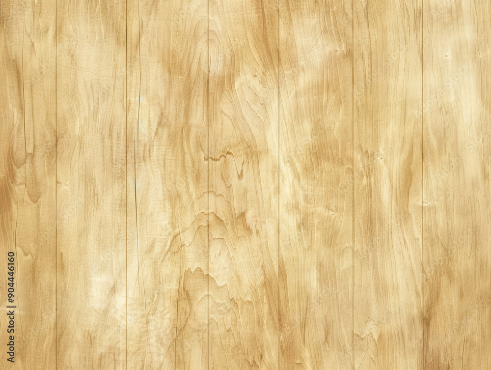 Fototapeta premium Mellow light-colored wood texture background. Natural grain and low contrast. 