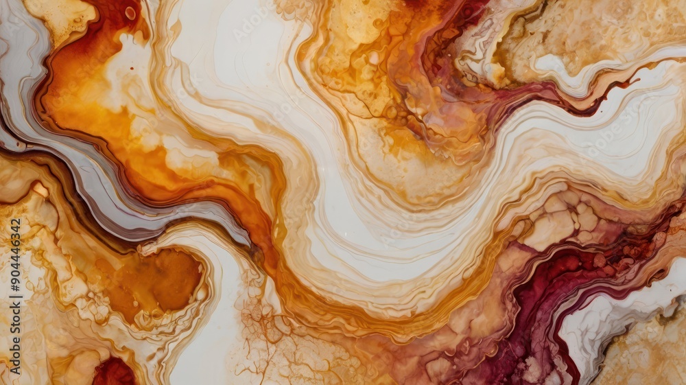 An abstract design featuring swirling patterns in shades of orange, brown, and white, creating a warm and inviting atmosphere. An abstract design featuring swirling patterns in shades of orange, brown, and white, creating a warm and inviting atmosphere.