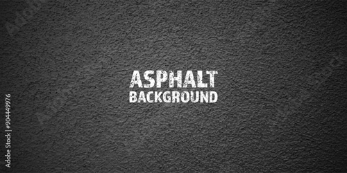 Asphalt road texture, concrete highway surface. Pattern with grainy structure, grunge stone background. Vector illustration