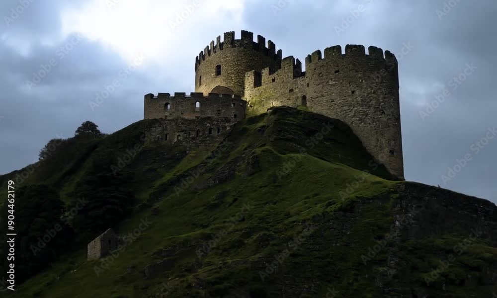 Ancient Castle on a Hilltop Ancient Castle on a Hilltop