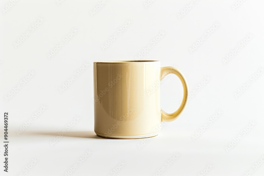 Embodying simplicity and sophistication, this glossy cream ceramic mug features clean lines and gentle curves, making it an elegant addition to any modern kitchen or dining area. Embodying simplicity and sophistication, this glossy cream ceramic mug features clean lines and gentle curves, making it an elegant addition to any modern kitchen or dining area.