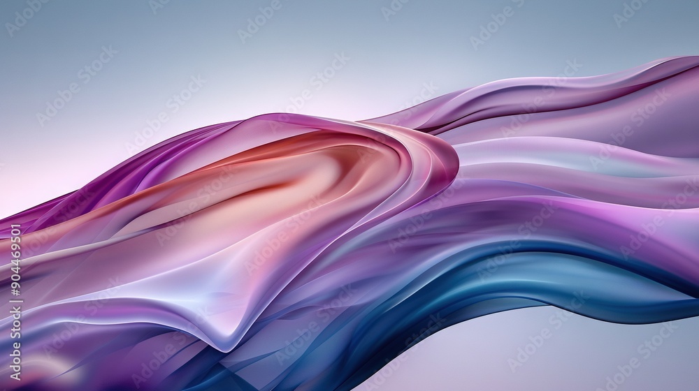 A sharp focus of a smartphone with a clear depiction of a wave etched onto its surface A sharp focus of a smartphone with a clear depiction of a wave etched onto its surface