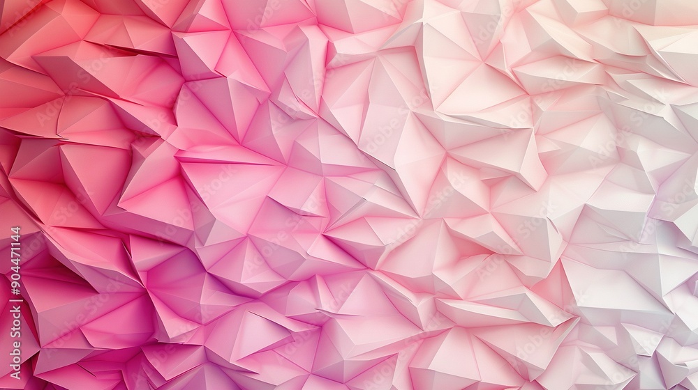 A close-up of a pink and white wall adorned with numerous tiny triangles along its edges A close-up of a pink and white wall adorned with numerous tiny triangles along its edges