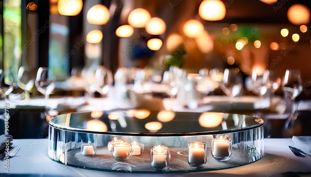 Candlelight Dinner Table