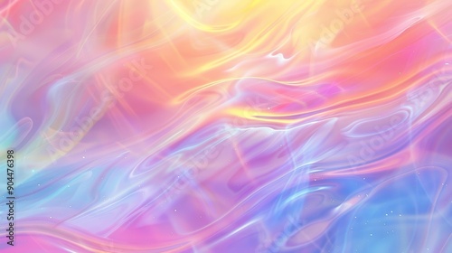 Wallpaper Mural Abstract Swirling Pastel Dreamscape, digital art, abstract background, pastel colors, dreamy , abstract art, pastel Torontodigital.ca