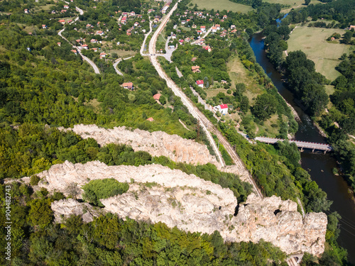 Iskar River Gorge near Lyutibrod, Balkan Mountains, Bulgaria photo