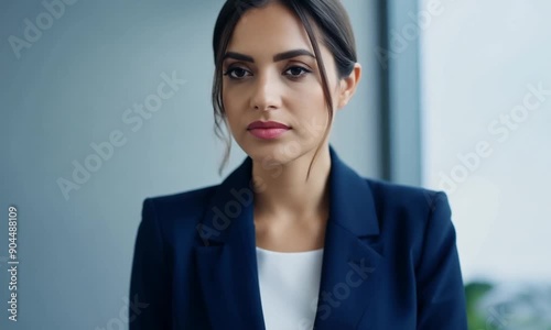 Portrait of a Confident Businesswoman photo