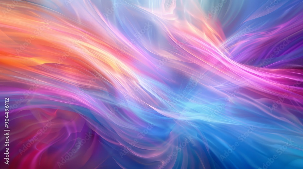 Abstract vibrant colorful smoke waves capture creativity and imagination in a surreal display Abstract vibrant colorful smoke waves capture creativity and imagination in a surreal display