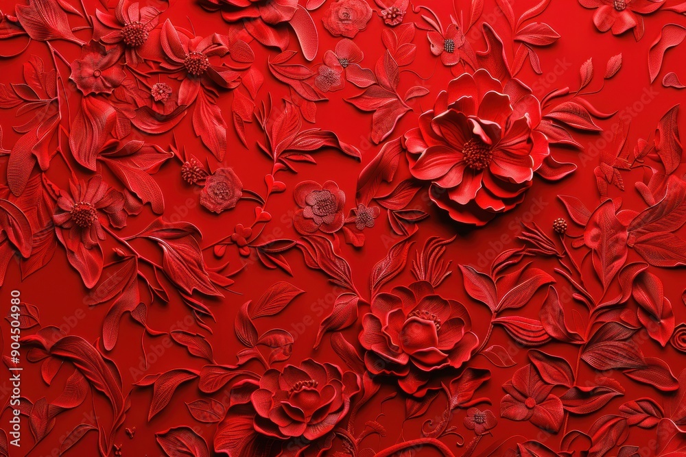 Intricate Patterns in Nature. Detailed background concept
