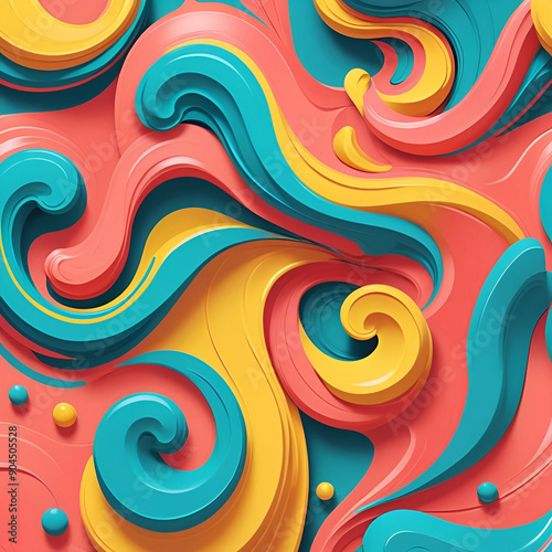 Vibrant abstract background for packaging 