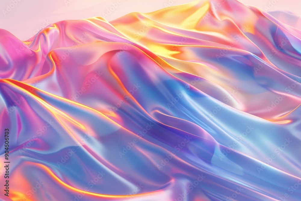 Close-up view of vibrant and textured fabric, perfect for designs and patterns
