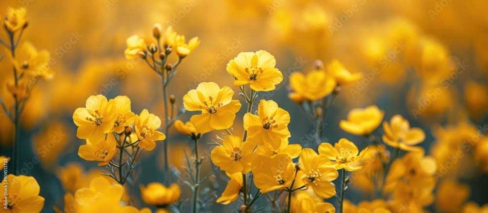 Field of Vibrant Yellow Flowers Field of Vibrant Yellow Flowers