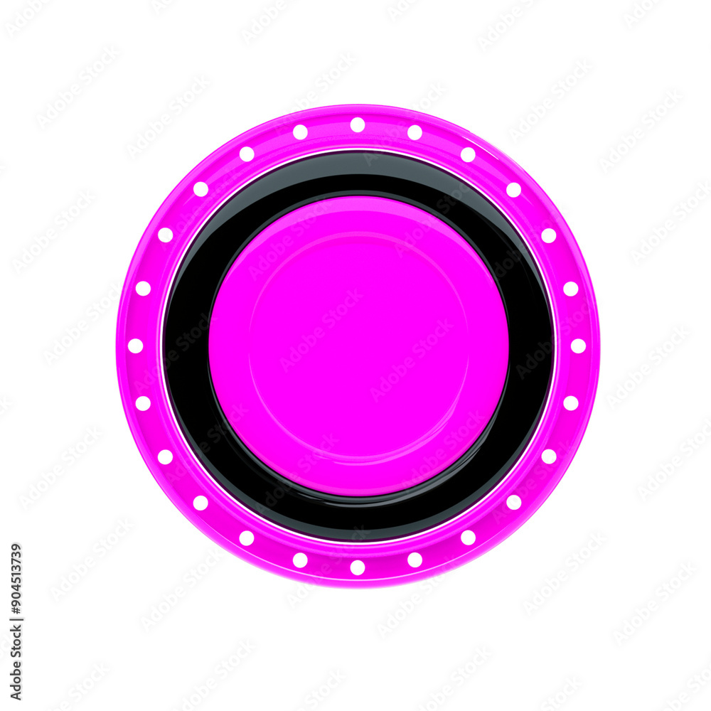 3d render circule panel 3d render circule panel