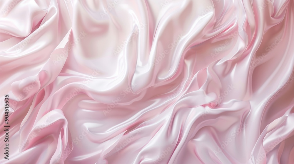 Fototapeta premium Serenity in Pink. Soft and Elegant Floral Pattern