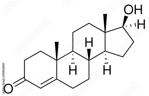 Testosteron Chemie Strukturformel