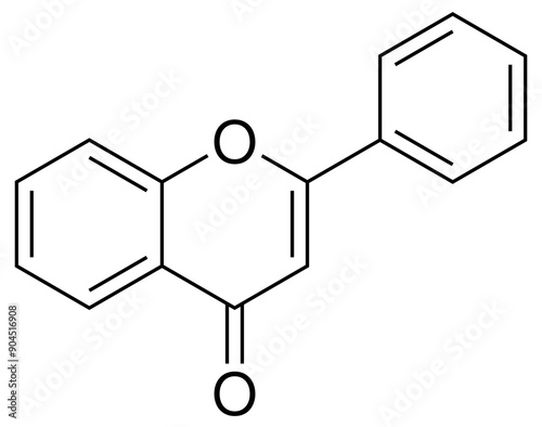 Flavon Chemie Strukturformel