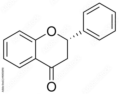 Flavanon Chemie Strukturformel
