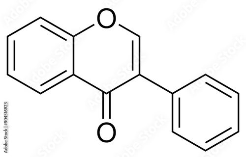 Isoflavon Chemie Strukturformel