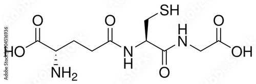 Glutathion Chemie Strukturformel