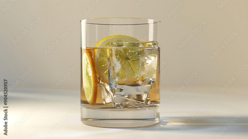 Glass of Iced Tea with Lemon Glass of Iced Tea with Lemon