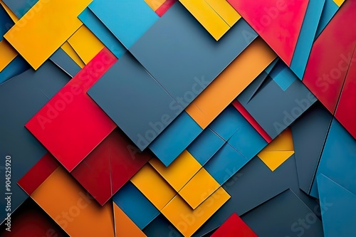 Abstract Geometric Colorful Layers