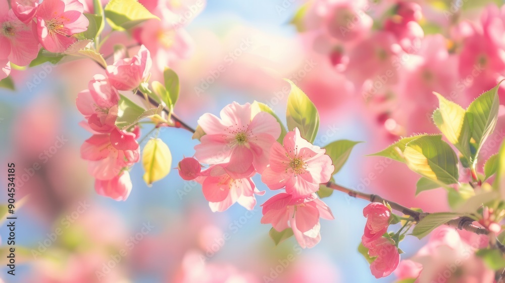 Obraz premium Hello Spring. Fresh and Vibrant Nature Concept