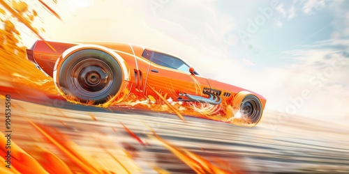 Speedy Wheels. Hot wheels racing concept
