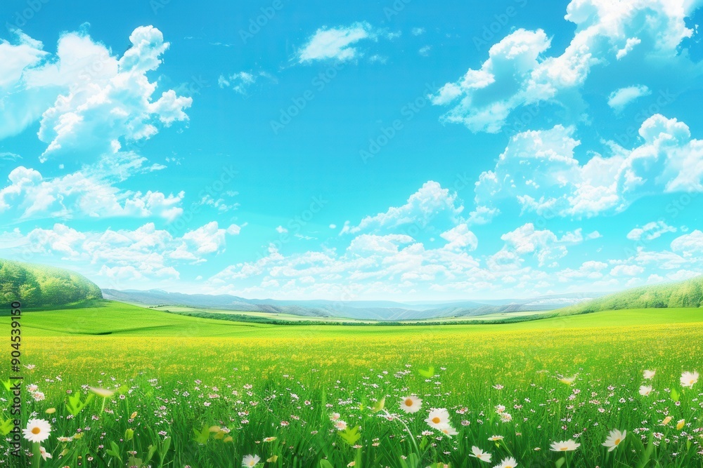 Vibrant March Background Wallpaper. High Detailed Plain Background with Spring Flowers Theme Vibrant March Background Wallpaper. High Detailed Plain Background with Spring Flowers Theme