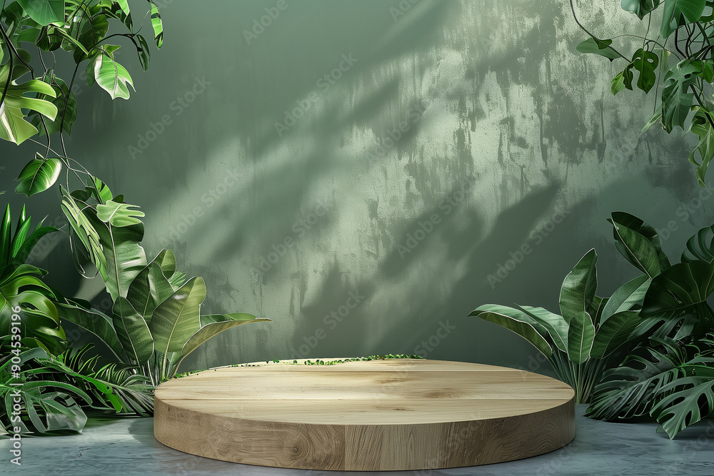 Product display three dimensional podium mockup with shadows and light Product display three dimensional podium mockup with shadows and light