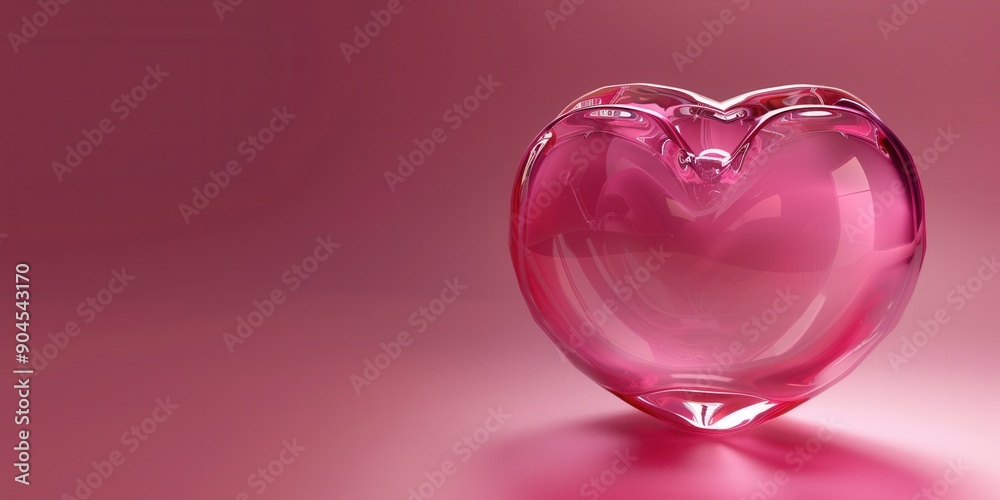 Romantic Pink Hearts. Love and Affection concept Romantic Pink Hearts. Love and Affection concept
