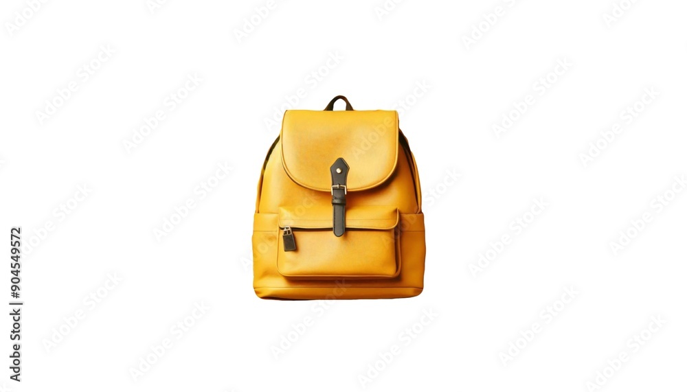 Obraz premium backpacks on white isolated background space for text