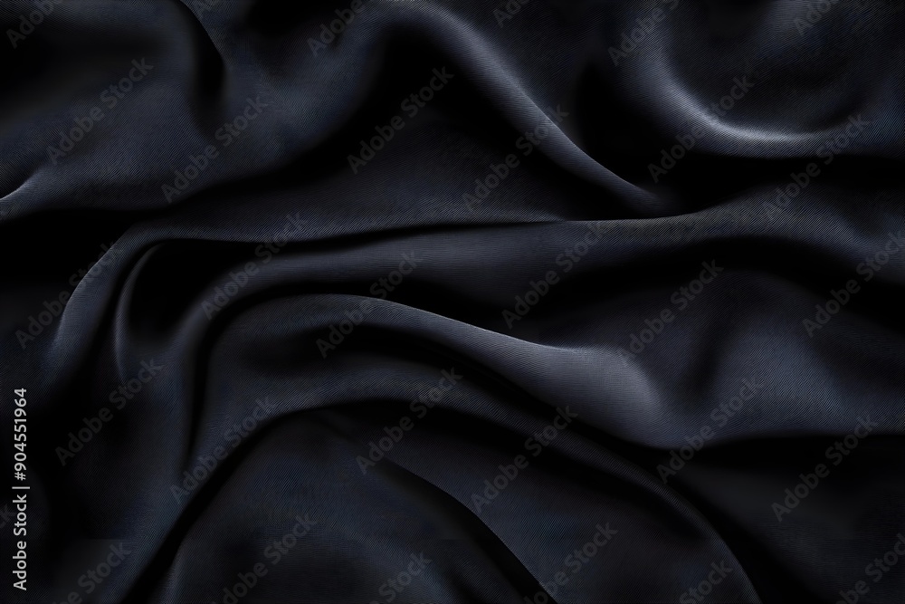 A small dark black pattern on silk fabric creating a textured background with a unique combination of lines colors and shadows perfect for a copy space image A small dark black pattern on silk fabric creating a textured background with a unique combination of lines colors and shadows perfect for a copy space image