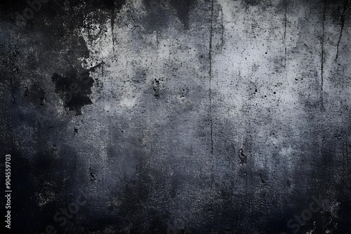 Dark grey or black concrete wall textured background